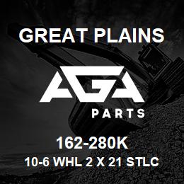 162-280K Great Plains 10-6 WHL 2 X 21 STLCRN PW GANG | AGA Parts