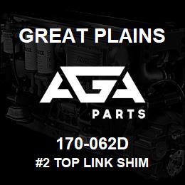 170-062D Great Plains #2 TOP LINK SHIM | AGA Parts