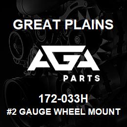 172-033H Great Plains #2 GAUGE WHEEL MOUNT LH | AGA Parts