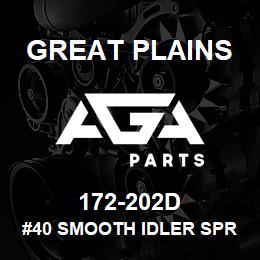 172-202D Great Plains #40 SMOOTH IDLER SPROCKET | AGA Parts