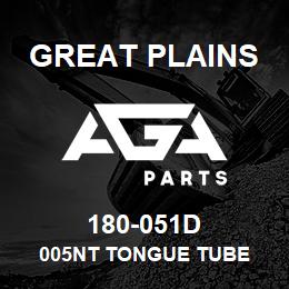 180-051D Great Plains 005NT TONGUE TUBE | AGA Parts