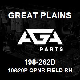 198-262D Great Plains 10&20P OPNR FIELD RH TRASH CAP | AGA Parts