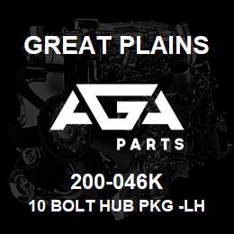 200-046K Great Plains 10 BOLT HUB PKG -LH | AGA Parts