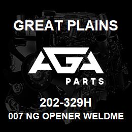202-329H Great Plains 007 NG OPENER WELDMENT | AGA Parts