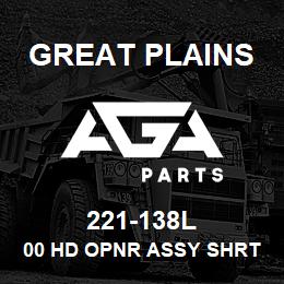 221-138L Great Plains 00 HD OPNR ASSY SHRT KEET 2X13 | AGA Parts