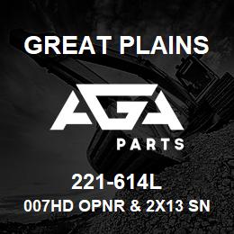 221-614L Great Plains 007HD OPNR & 2X13 SNG PW | AGA Parts