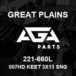 221-660L Great Plains 007HD KEET 3X13 SNG PW | AGA Parts