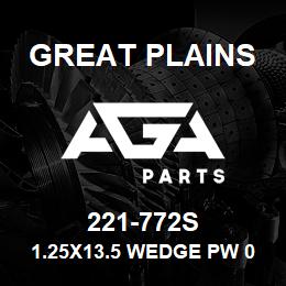 221-772S Great Plains 1.25X13.5 WEDGE PW 0- SER LH | AGA Parts