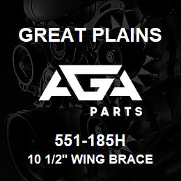 551-185H Great Plains 10 1/2' WING BRACE ASSY LH | AGA Parts