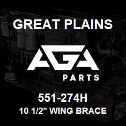551-274H Great Plains 10 1/2' WING BRACE COULTER | AGA Parts