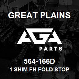 564-166D Great Plains 1 SHIM FH FOLD STOP | AGA Parts