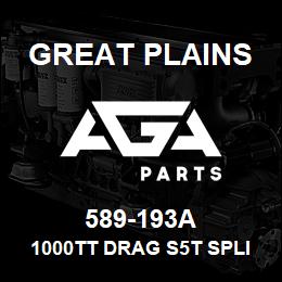 589-193A Great Plains 1000TT DRAG S5T SPLIT | AGA Parts