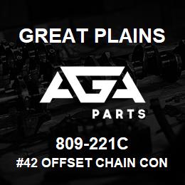 809-221C Great Plains #42 OFFSET CHAIN CONN LINK | AGA Parts