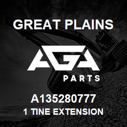 A135280777 Great Plains 1 TINE EXTENSION | AGA Parts