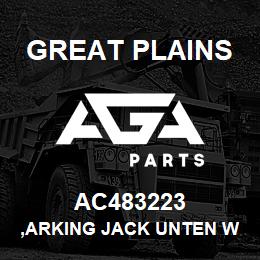 AC483223 Great Plains ,ARKING JACK UNTEN WELDED | AGA Parts