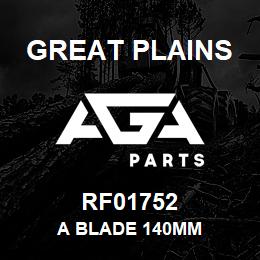 RF01752 Great Plains A BLADE 140MM | AGA Parts
