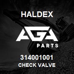 314001001 Haldex CHECK VALVE | AGA Parts