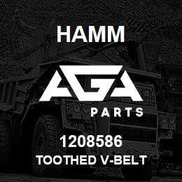 1208586 Hamm TOOTHED V-BELT | AGA Parts