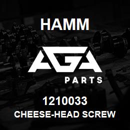 1210033 Hamm CHEESE-HEAD SCREW | AGA Parts