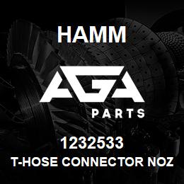 1232533 Hamm T-HOSE CONNECTOR NOZZLE | AGA Parts