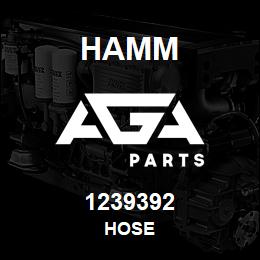 1239392 Hamm HOSE | AGA Parts