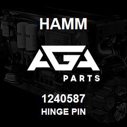 1240587 Hamm HINGE PIN | AGA Parts
