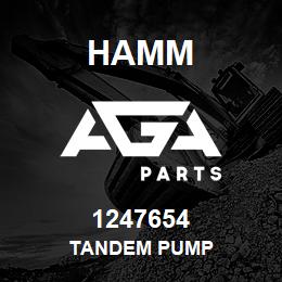 1247654 Hamm TANDEM PUMP | AGA Parts