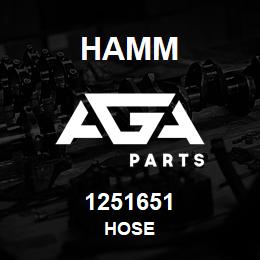 1251651 Hamm HOSE | AGA Parts