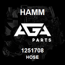 1251708 Hamm HOSE | AGA Parts