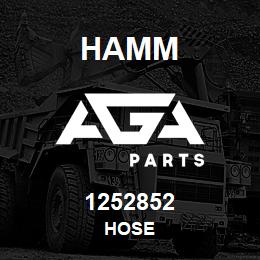 1252852 Hamm HOSE | AGA Parts