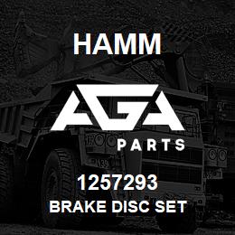 1257293 Hamm BRAKE DISC SET | AGA Parts