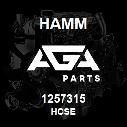 1257315 Hamm HOSE | AGA Parts
