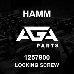 1257900 Hamm LOCKING SCREW | AGA Parts