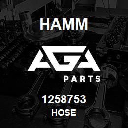 1258753 Hamm HOSE | AGA Parts