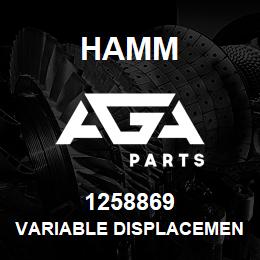 1258869 Hamm VARIABLE DISPLACEMENT PUMP | AGA Parts