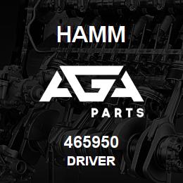465950 Hamm DRIVER | AGA Parts