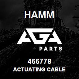 466778 Hamm ACTUATING CABLE | AGA Parts