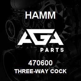 470600 Hamm THREE-WAY COCK | AGA Parts