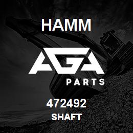 472492 Hamm SHAFT | AGA Parts