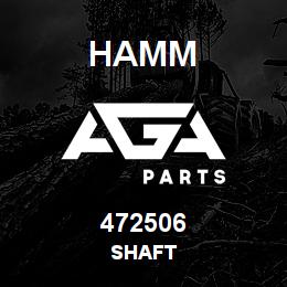 472506 Hamm SHAFT | AGA Parts