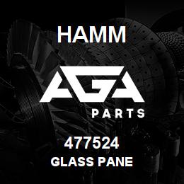 477524 Hamm GLASS PANE | AGA Parts
