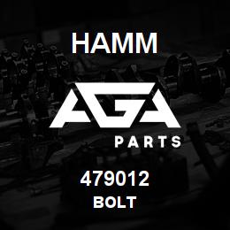479012 Hamm BOLT | AGA Parts