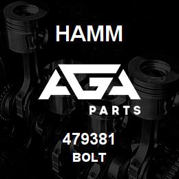 479381 Hamm BOLT | AGA Parts