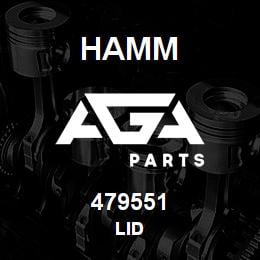 479551 Hamm LID | AGA Parts
