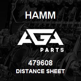 479608 Hamm DISTANCE SHEET | AGA Parts