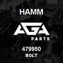 479950 Hamm BOLT | AGA Parts