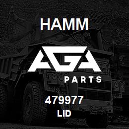 479977 Hamm LID | AGA Parts