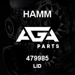 479985 Hamm LID | AGA Parts