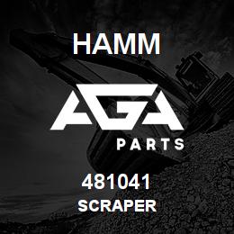 481041 Hamm SCRAPER | AGA Parts