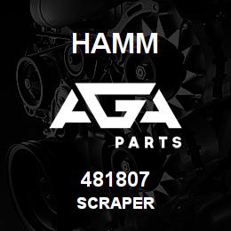 481807 Hamm SCRAPER | AGA Parts